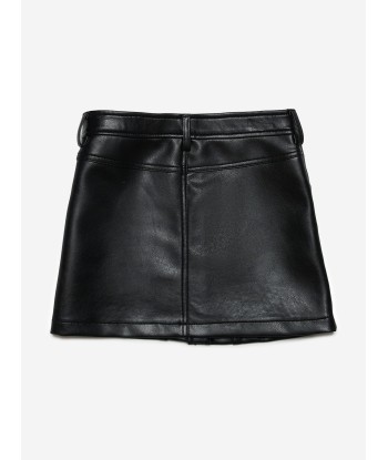 Diesel Girls Faux Leather Skirt in Black 50% de réduction en Octobre 2024