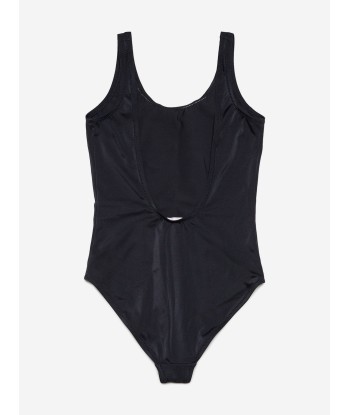 Diesel Girls Logo Swimsuit in Black votre