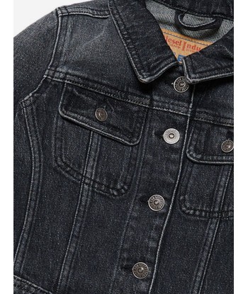 Diesel Girls Denim Jacket in Black de l' environnement