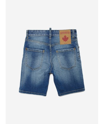 Dsquared2 Boys Commando Denim Shorts in Blue de l' environnement