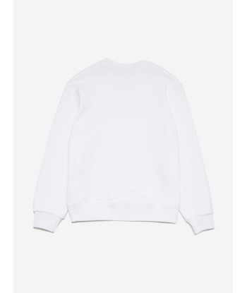 Dsquared2 Kids Logo Sweatshirt in White shop