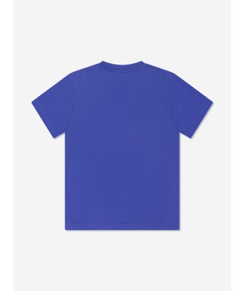 Dsquared2 Kids Logo T-Shirt in Blue Découvrez la collection