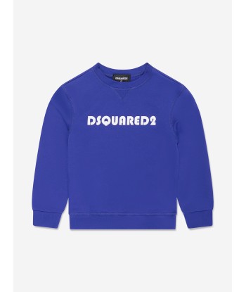 Dsquared2 Kids Logo Sweatshirt in Blue sélection de produits