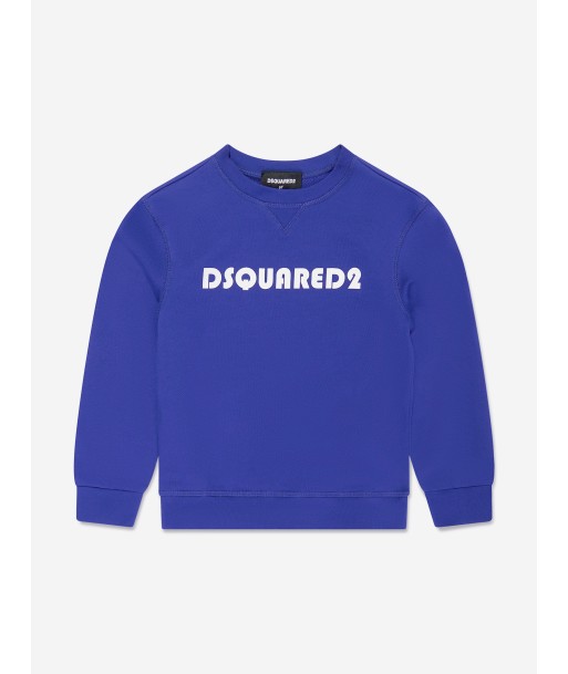 Dsquared2 Kids Logo Sweatshirt in Blue sélection de produits