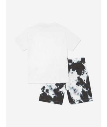 Dsquared2 Boys Tie-Dye Short Set in White suggérées chez