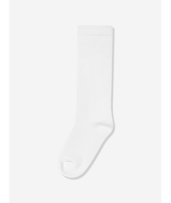 Dsquared2 Kids Icon Logo Socks in White pas cher