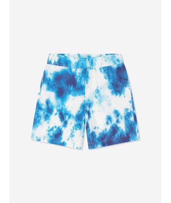 Dsquared2 Boys Tie-Dye Short Set in White Paris Déstockage Promo