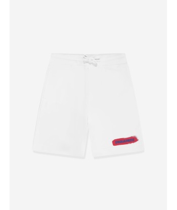 Dsquared2 Kids Logo Shorts in White votre