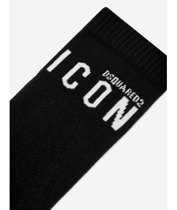 Dsquared2 Kids Icon Logo Socks in Black votre restaurant rapide dans 