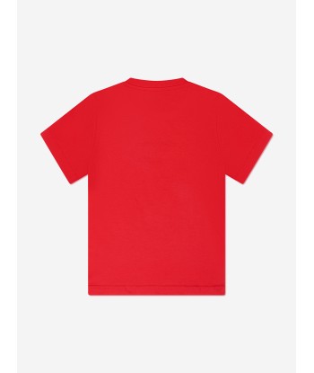 Dsquared2 Kids Logo T-Shirt in Red JUSQU'A -70%! 