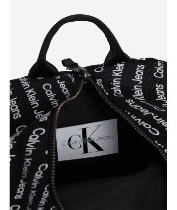 Calvin Klein Kids Logo Backpack in Black est présent 