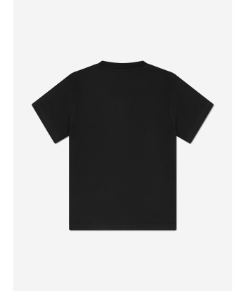 Dsquared2 Kids Logo T-Shirt in Black de technologie