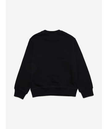 Dsquared2 Kids Multi Logo Sweatshirt in Black pas cheres