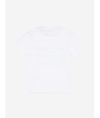 Dsquared2 Kids Multi Logo T-Shirt in White sélection de produits