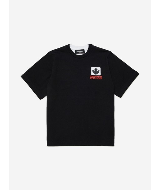 Dsquared2 Kids Logo T-Shirt in Black vous aussi creer 