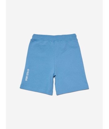 Dsquared2 Boys Maple Leaf Logo Shorts in Blue une grave pollution 