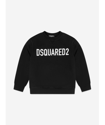 Dsquared2 Kids Logo Sweatshirt in Black livraison gratuite