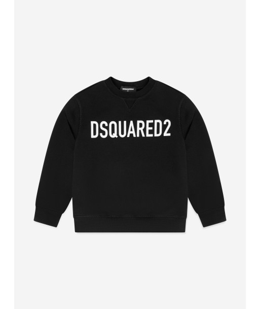 Dsquared2 Kids Logo Sweatshirt in Black livraison gratuite