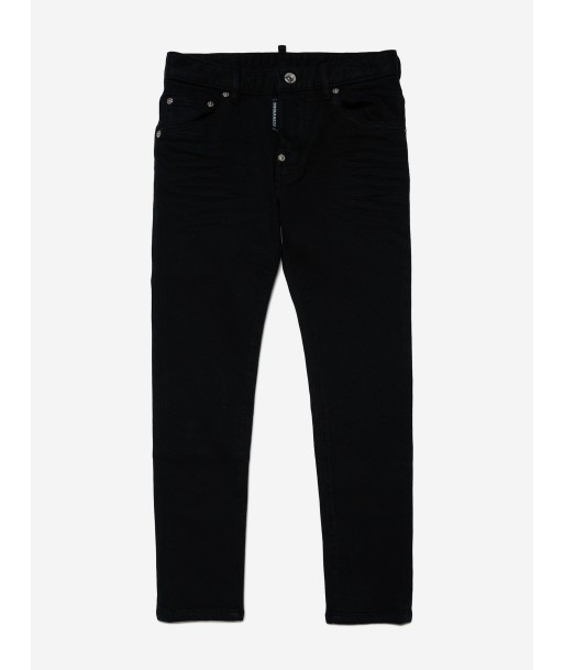 Dsquared2 Boys Skater Eco Jeans in Black Dans la société mordern