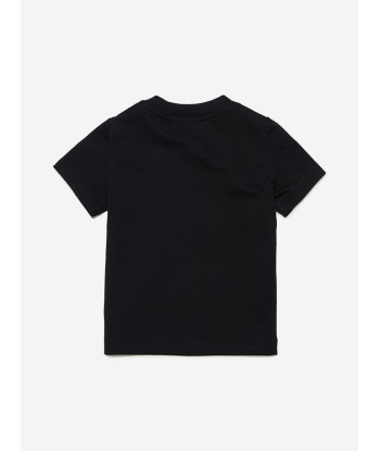 Dsquared2 Baby Rounded Logo T-Shirt in Black destockage