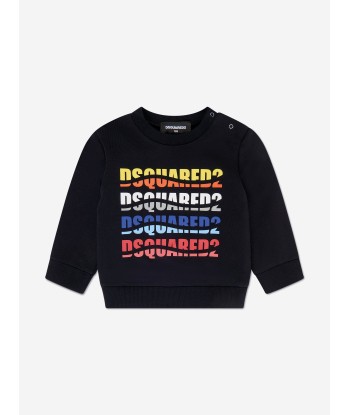 Dsquared2 Baby Multi Logo Sweatshirt in Black Venez acheter