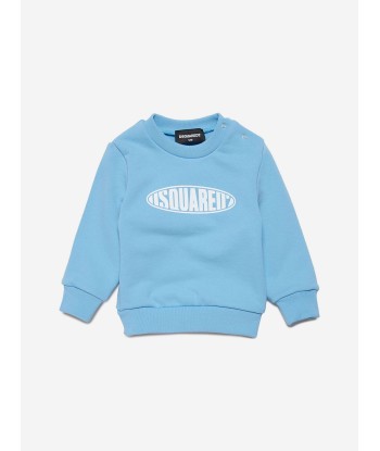 Dsquared2 Baby Logo Sweatshirt in Blue solde