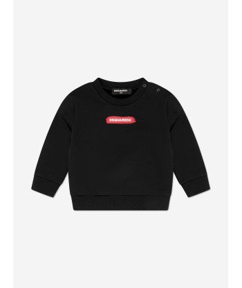 Dsquared2 Baby Logo Sweatshirtin Black de technologie