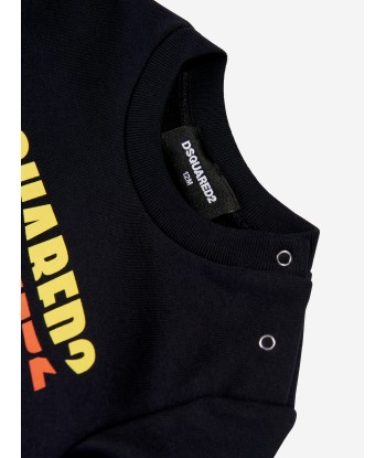 Dsquared2 Baby Multi Logo Sweatshirt in Black Venez acheter