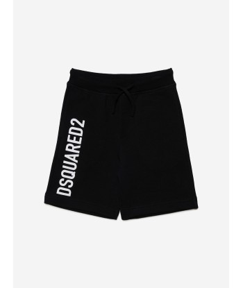 Dsquared2 Kids Logo Shorts in Black la livraison gratuite