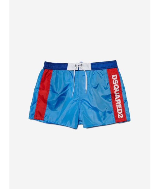 Dsquared2 Boys Logo Swim Shorts in Blue ouvre sa boutique