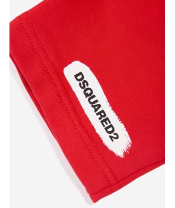 Dsquared2 Baby Logo Shorts in Red basket pas cher