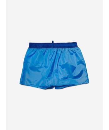 Dsquared2 Boys Logo Swim Shorts in Blue ouvre sa boutique