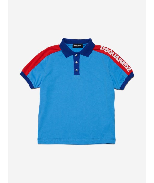 Dsquared2 Boys Colourblock Polo Shirt in Blue 50% de réduction en Octobre 2024