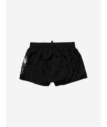 Dsquared2 Boys Icon Swim Shorts in Black destockage