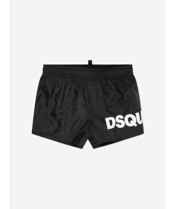 Dsquared2 Baby Boys Logo Swim Shorts in Black Les magasins à Paris