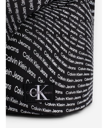 Calvin Klein Kids Logo Backpack in Black est présent 