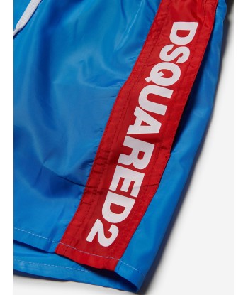 Dsquared2 Boys Logo Swim Shorts in Blue ouvre sa boutique