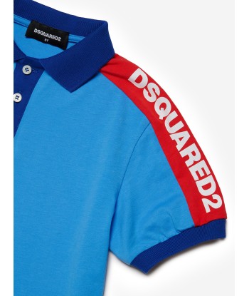 Dsquared2 Boys Colourblock Polo Shirt in Blue 50% de réduction en Octobre 2024