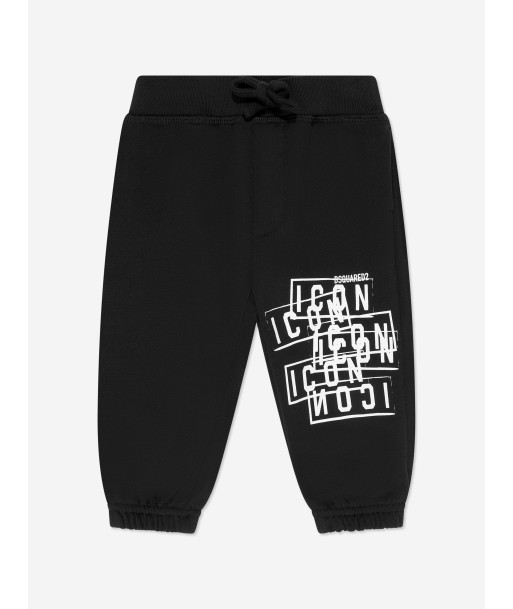 Dsquared2 Baby Multi Icon Logo Joggers in Black est présent 