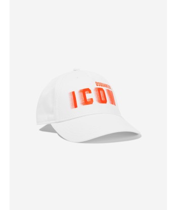 Dsquared2 Kids Icon Cap in White shop