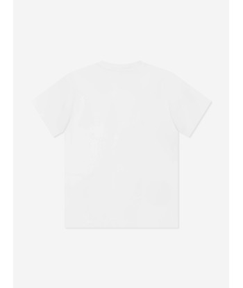 Dsquared2 Kids Icon Logo T-Shirt in White Pour