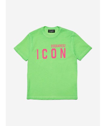 Dsquared2 Kids Icon Logo T-Shirt in Green Faites des économies