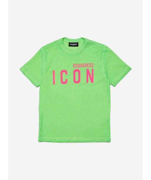 Dsquared2 Kids Icon Logo T-Shirt in Green Faites des économies