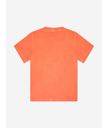 Dsquared2 Kids Icon Logo T-Shirt in Orange Véritable concentré