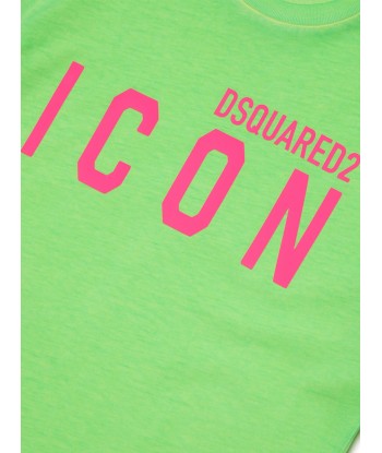 Dsquared2 Kids Icon Logo T-Shirt in Green Faites des économies