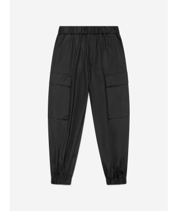 MM6 Maison Margiela Kids Cargo Trousers in Black Fin de série