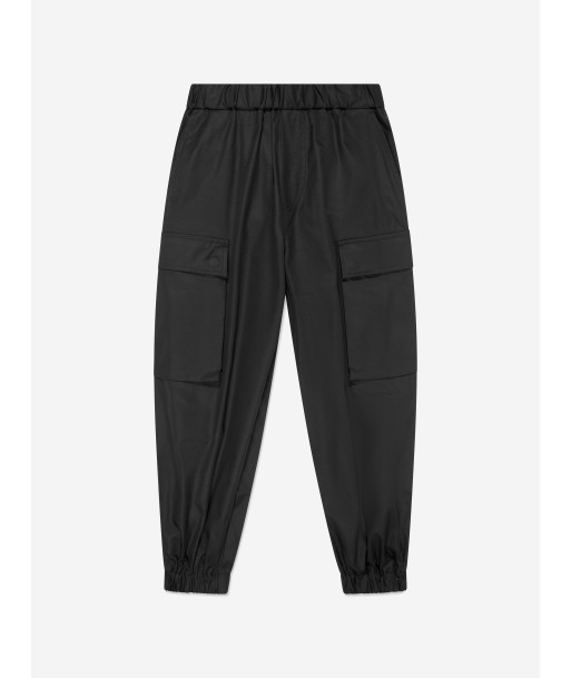 MM6 Maison Margiela Kids Cargo Trousers in Black Fin de série