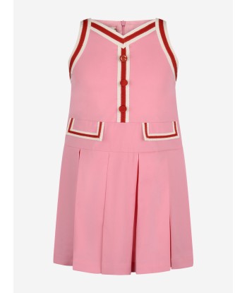 GUCCI Girls Dress - Cotton Pleated Dress une grave pollution 