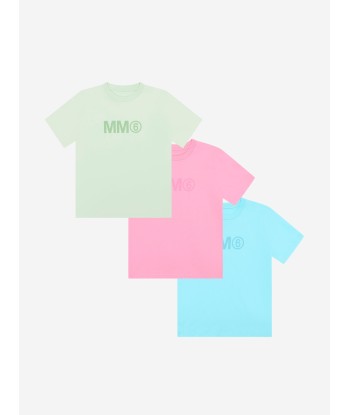 MM6 Maison Margiela Kids 3 Pack T-Shirts Set in Multicolour Le MVP de beaucoup