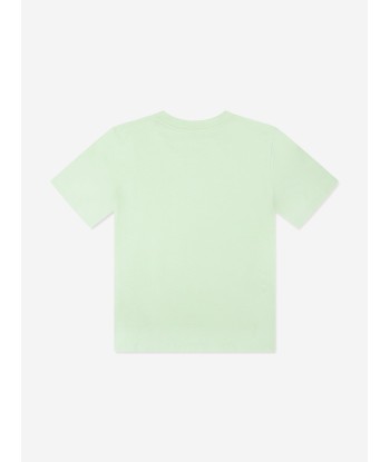 MM6 Maison Margiela Kids Logo T-Shirt in Green acheter